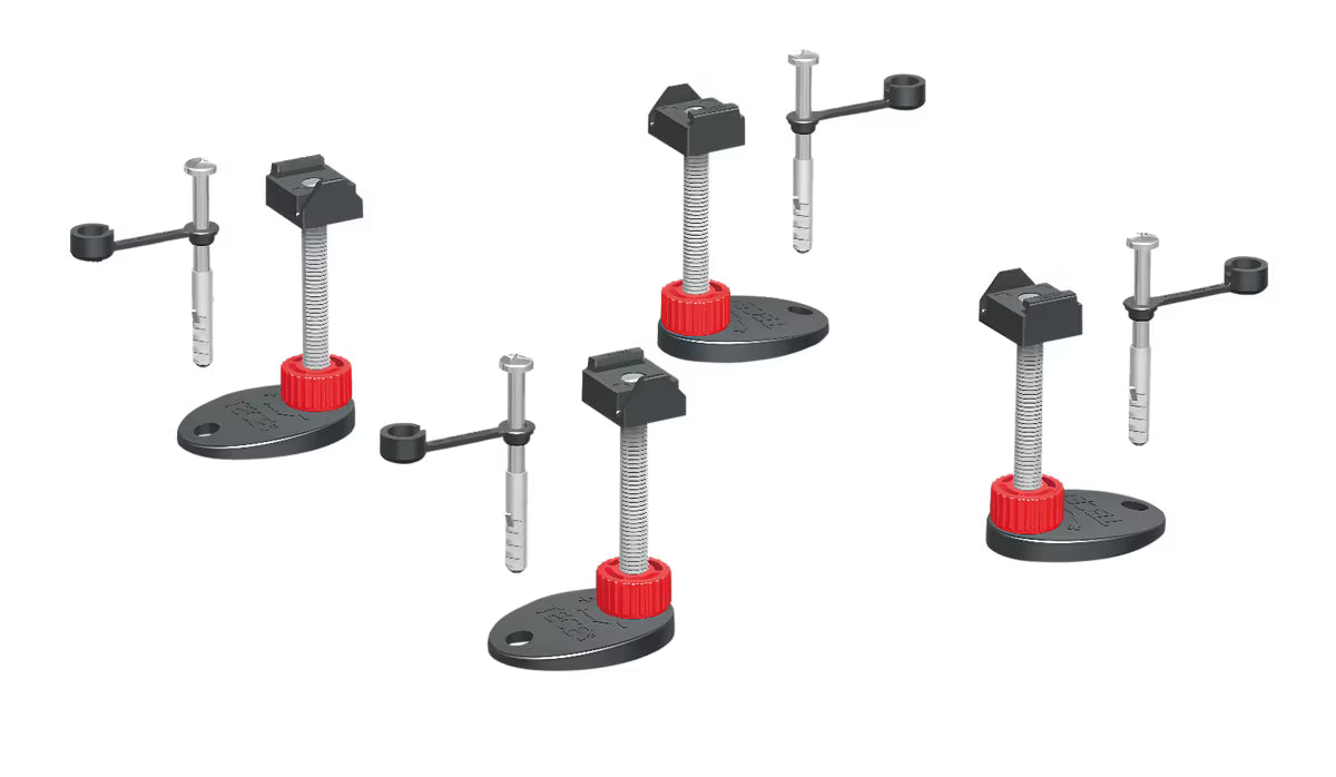 Montažni nosači Tece Drainline sa zvučnom izolacijom pro tuš kanalicu