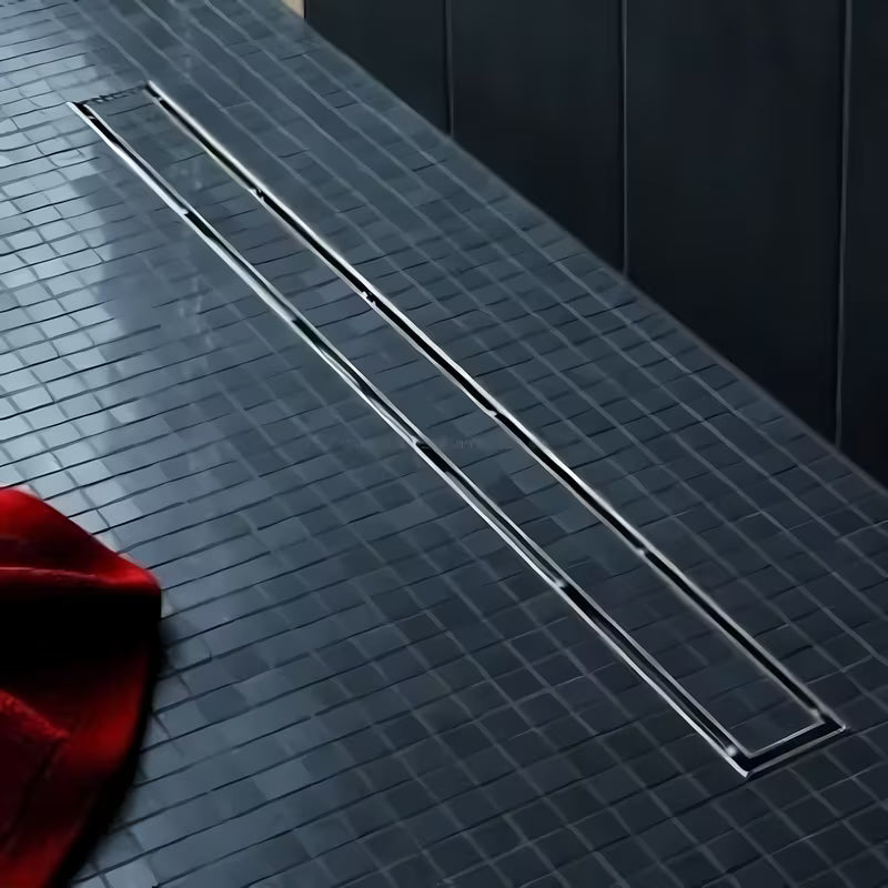 Tece Drainline ravni nehrđajući rešetka plate pro za umetanje pločica s poliranim vidljivim rubovima