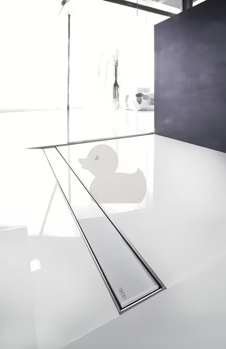 Nehrđajući tuš kanalica Tece Drainline u sjajnoj izvedbi pro tuš kabina