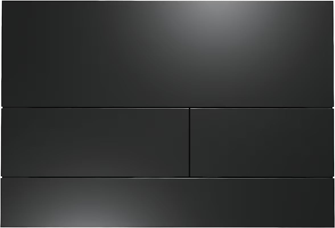 Metalna tipka za aktiviranje TeceSquare II pro vodokotlića TECE u crnoj mat izvedbi