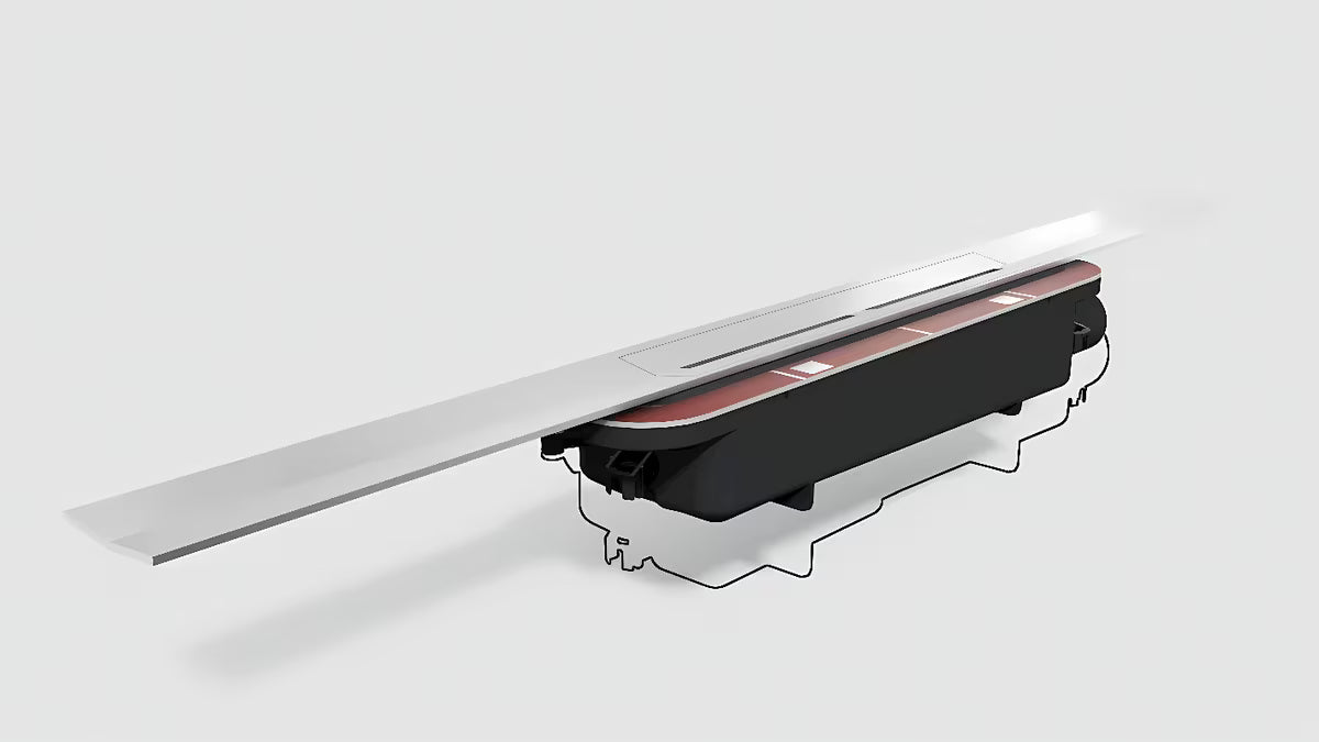 Tuš kanalica Tece Tecedrainprofile 80 cm u izvedbi Supersteel od nehrđajućeg čelika