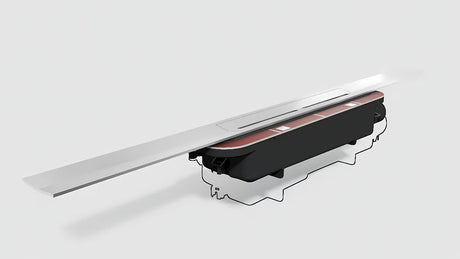 Tuš kanalica Tece Tecedrainprofile 80 cm u izvedbi Supersteel od nehrđajućeg čelika