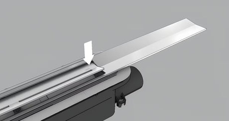 Tuš kanalica Tece Tecedrainprofile 80 cm u izvedbi Supersteel od nehrđajućeg čelika