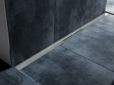 Tuš kanalica Tece Tecedrainprofile 80 cm u izvedbi Supersteel od nehrđajućeg čelika