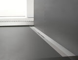 Tuš kanalica Tece Tecedrainprofile 80 cm u izvedbi Supersteel od nehrđajućeg čelika