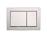 Plastično tipka za aktiviranje Tece tecenow u mat krom izvedbi pro dvokoličinsko ispiranje WC školjke