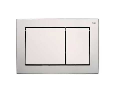 Plastično tipka za aktiviranje Tece tecenow u mat krom izvedbi pro dvokoličinsko ispiranje WC školjke