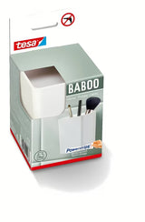 Bijela zidna polica tesa Baboo bez bušenja, s ljepljivom tehnologijom tesa Powerstrips Waterproof