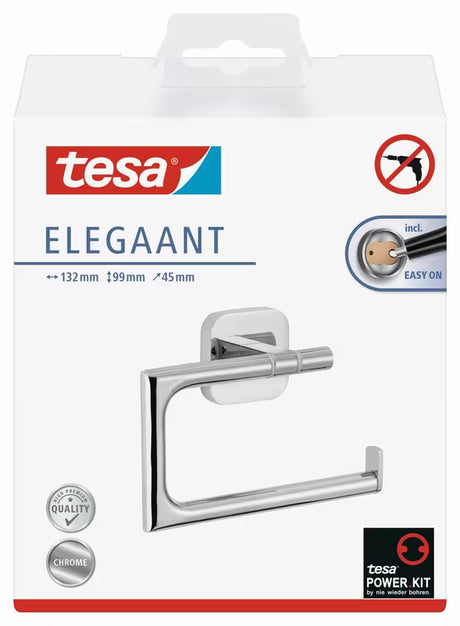 Kromirani držač toaletnog papira Tesa Elegaant s montažom bez bušenja Power.Kit