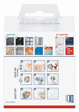 Zidni kukica Tesa Elegaant u sjajnom kromu sa zaobljenim rubovima pro za vješanje ručnika i ogrtača.