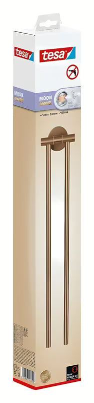 Brončani zidni kukica Tesa s montažom bez bušenja uz tehnologiju Power.Kit