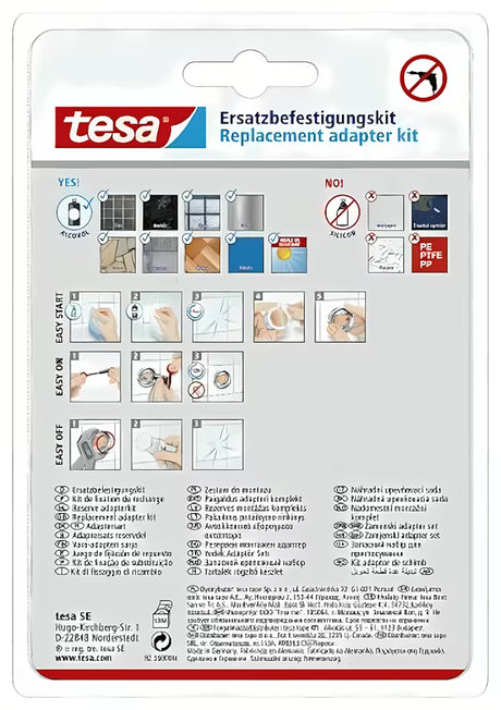 Tesa Hukk montažni set s adapterom BK20 i ljepilom tesa Power.Kit pro montaža bez bušenja