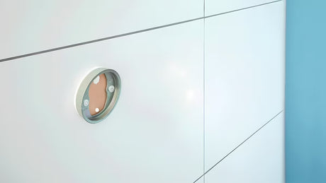ČETKA za Wc Tesa Moon od brušenog čelika sa satenskom staklenom posudom, montaža bez bušenja