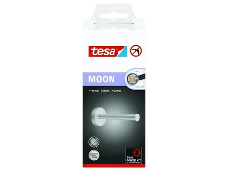 Držač toaletnog papira Tesa Moon od brušenog čelika s montažom bez bušenja Power.Kit.