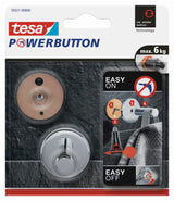 Kromirani kukica Tesa powerbutton bez bušenja pro za kupaonicu i kuhinju
