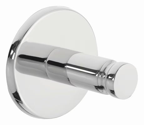 Kromirani kukica Tesa powerbutton pro montaža bez bušenja na pločice i druge glatke površine.