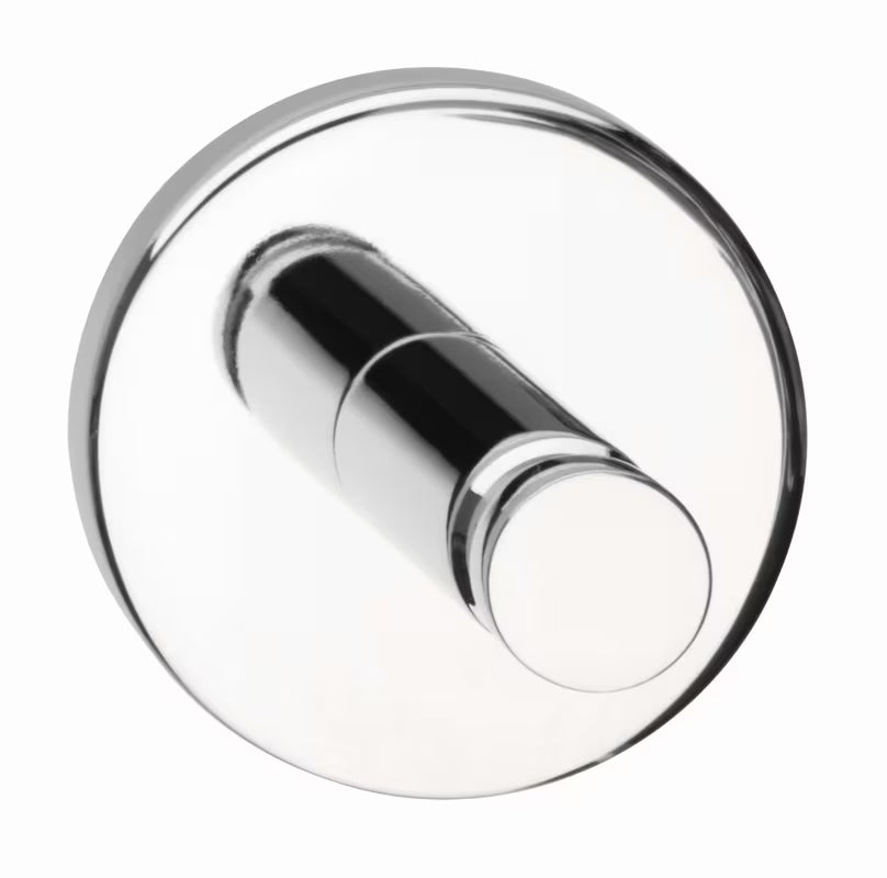 Kromirani kukica Tesa powerbutton pro montaža bez bušenja na pločice i druge glatke površine.