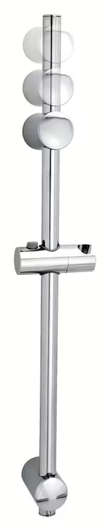 Kromirana tuš šipka Tesa Spaa s montažom bez bušenja i podesivim držačem ručni tuševi.