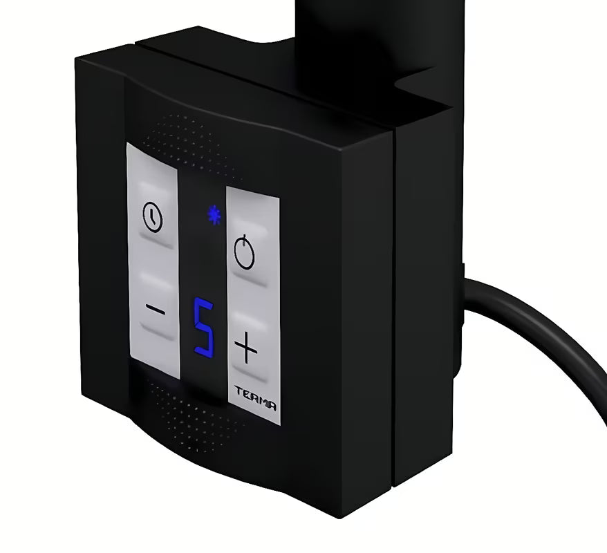 Električni radijator Thermal Trend KD Economy 150x60 cm u crnoj mat boji s termostatom KTX4.