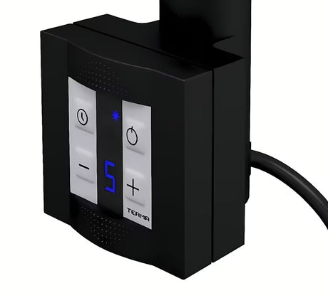 Električni radijator Thermal Trend KD Economy 80x60 cm u crnoj mat boji s termostatom KTX 4