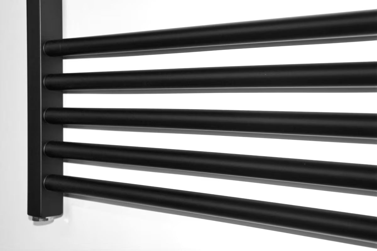 Električni radijator Thermal Trend KD Economy 80x60 cm u crnoj mat boji s termostatom KTX 3.