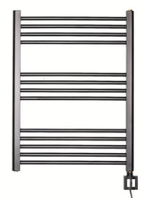 Električni radijator Thermal Trend KD Economy 80x60 cm u crnoj mat boji s termostatom KTX 4