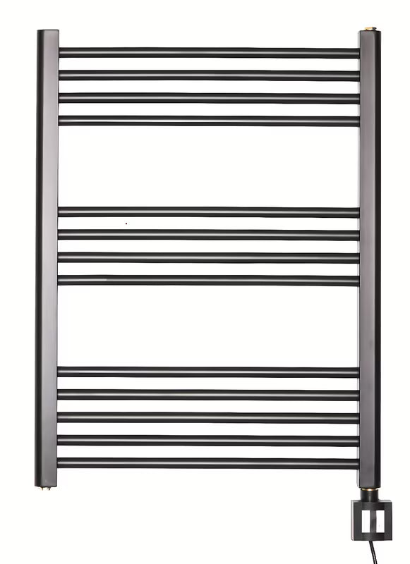 Električni radijator Thermal Trend KD Economy 80x60 cm u crnoj mat boji s termostatom KTX 4