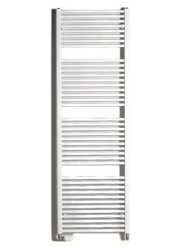 Bijeli kombinirani cijevni radijator Thermal Trend KD 60x185 cm za kupaonicu.