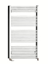 Bijeli kombinirani cijevni radijator Thermal Trend KD 132x75 cm prikladan za kupaonicu