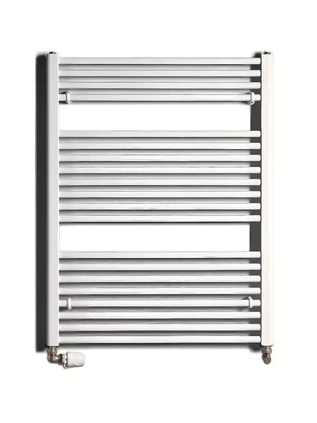 Bijeli kombinirani cijevni radijator Thermal Trend KD 96x75 cm za kupaonicu