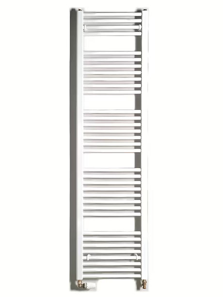 Bijeli kombinirani cijevni radijator Thermal Trend KD 168x45 cm prikladan za kupaonicu i hodnik.