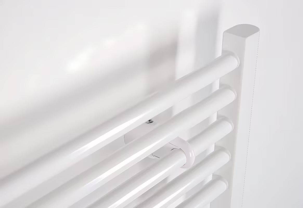 Bijeli kombinirani cijevni radijator Thermal Trend KD 60x132 cm prikladan za kupaonicu