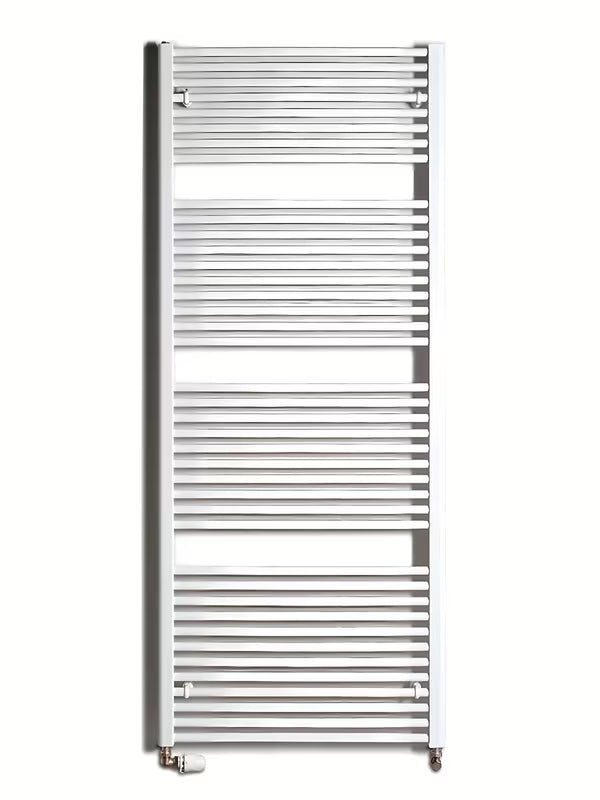 Bijeli kombinirani cijevni radijator Thermal Trend KD 75x185 cm za kupaonicu.