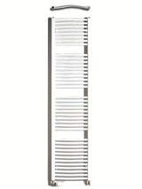 Bijeli kombinirani cijevni radijator Thermal Trend KDO 45x185 cm za kupaonicu.