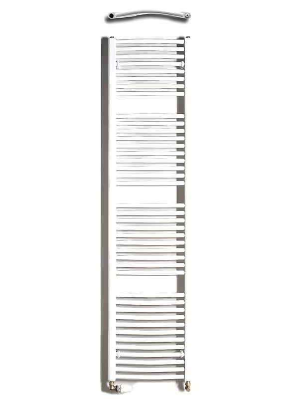 Bijeli kombinirani cijevni radijator Thermal Trend KDO 45x185 cm za kupaonicu.