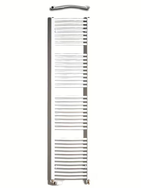 Bijeli kombinirani cijevni radijator Thermal Trend KDO 45x185 cm za kupaonicu.