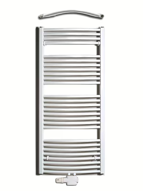 Thermal Trend Kdo kombinirani kupaonski radijator 132x60 cm u bijeloj boji sa središnjim priključkom