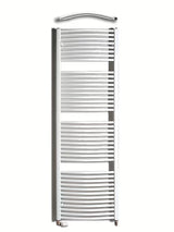 Bijeli kombinirani cijevni radijator Thermal Trend Kdo 60x185 cm za kupaonicu
