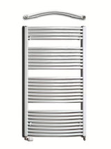 Bijeli kombinirani cijevni radijator Thermal Trend KDO 132x75 cm pro za kupaonicu ili hodnik.