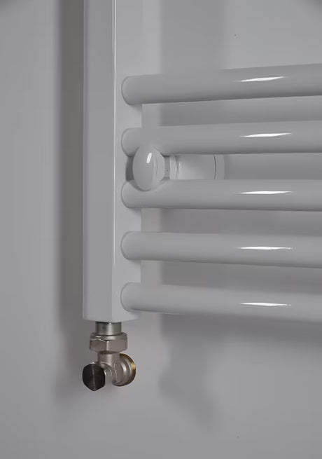Bijeli kombinirani cijevni radijator Thermal Trend KDO 96 x 75 cm za kupaonicu