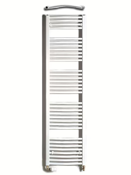 Bijeli kombinirani cijevni radijator Thermal Trend KDO 45x168 cm prikladan za kupaonicu.