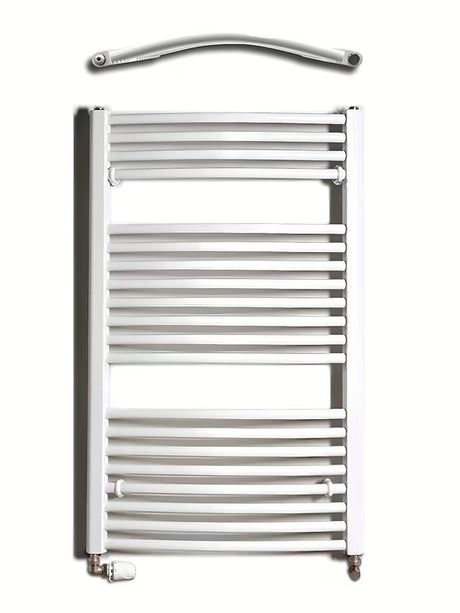 Bijeli kombinirani cijevni radijator Thermal Trend KDO 60x96 cm, prikladan za kupaonicu