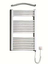 Bijeli električni cijevni radijator Thermal Trend KDOE 600x960 mm s grijaćim štapom
