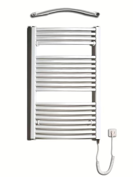 Bijeli električni cijevni radijator Thermal Trend KDOE 600x960 mm s grijaćim štapom