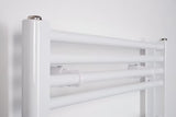 Bijeli ravni električni radijator Thermal Trend KE 750x1680 mm za kupaonicu s grijačem 700 W