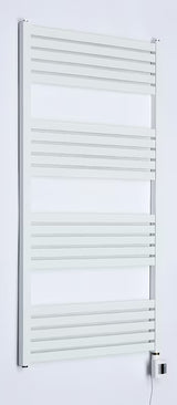 Bijeli električni radijator Thermal Trend KH Economy 120x60 cm s termostatom KTX 4 i LED zaslonom.