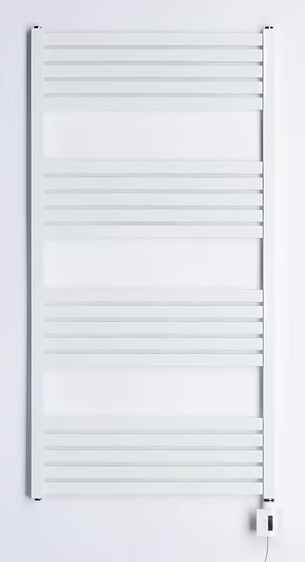 Bijeli električni radijator Thermal Trend KH Economy 120x60 cm s termostatom KTX 4 i LED zaslonom.