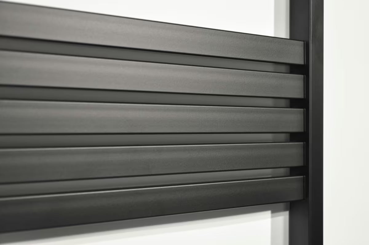 Električni radijator Thermal Trend KH Economy 150x60 cm u crnoj mat boji s termostatom KTX