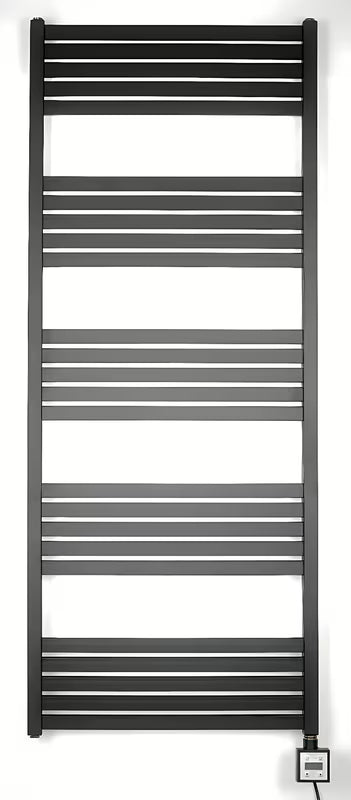 Električni radijator Thermal Trend KH Economy 150x60 cm u crnoj mat boji s termostatom KTX 3