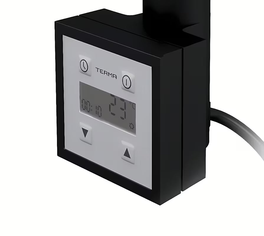 Električni radijator Thermal Trend KH Economy 150x60 cm u crnoj mat boji s termostatom KTX 3